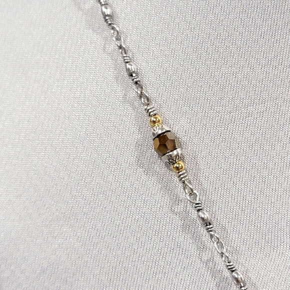 EXTREMELY RARE BRIGHTON AMERICAN BEAUTY TOPAZ  CRYSTAL  NECKLACE NWOT - Picture 6 of 8